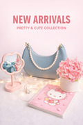 Elegant Pearl Chain Shoulder Bag – Sky Blue | Rubi's Collection