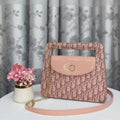 Elegant Pink Pattern Luxury Handbag