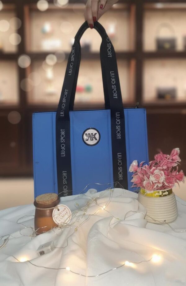 MK Style Premium Blue Tote Handbag