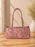 Elegant Marble Pattern Women's Shoulder Handbag.