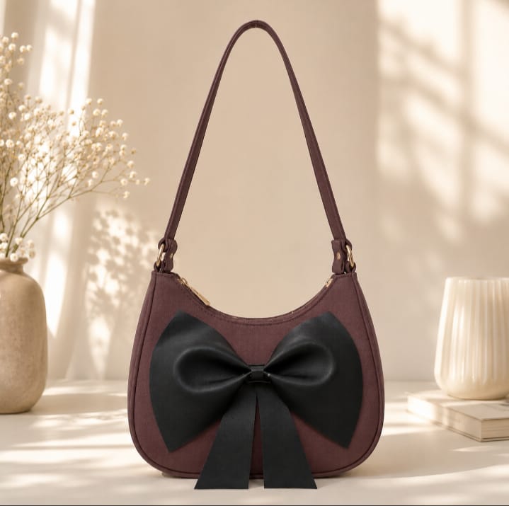 Elegant Women's Bow Shoulder Bag