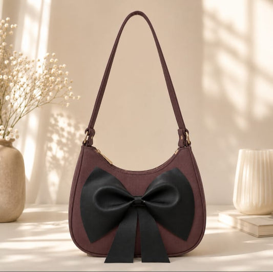 Elegant Women's Bow Shoulder Bag